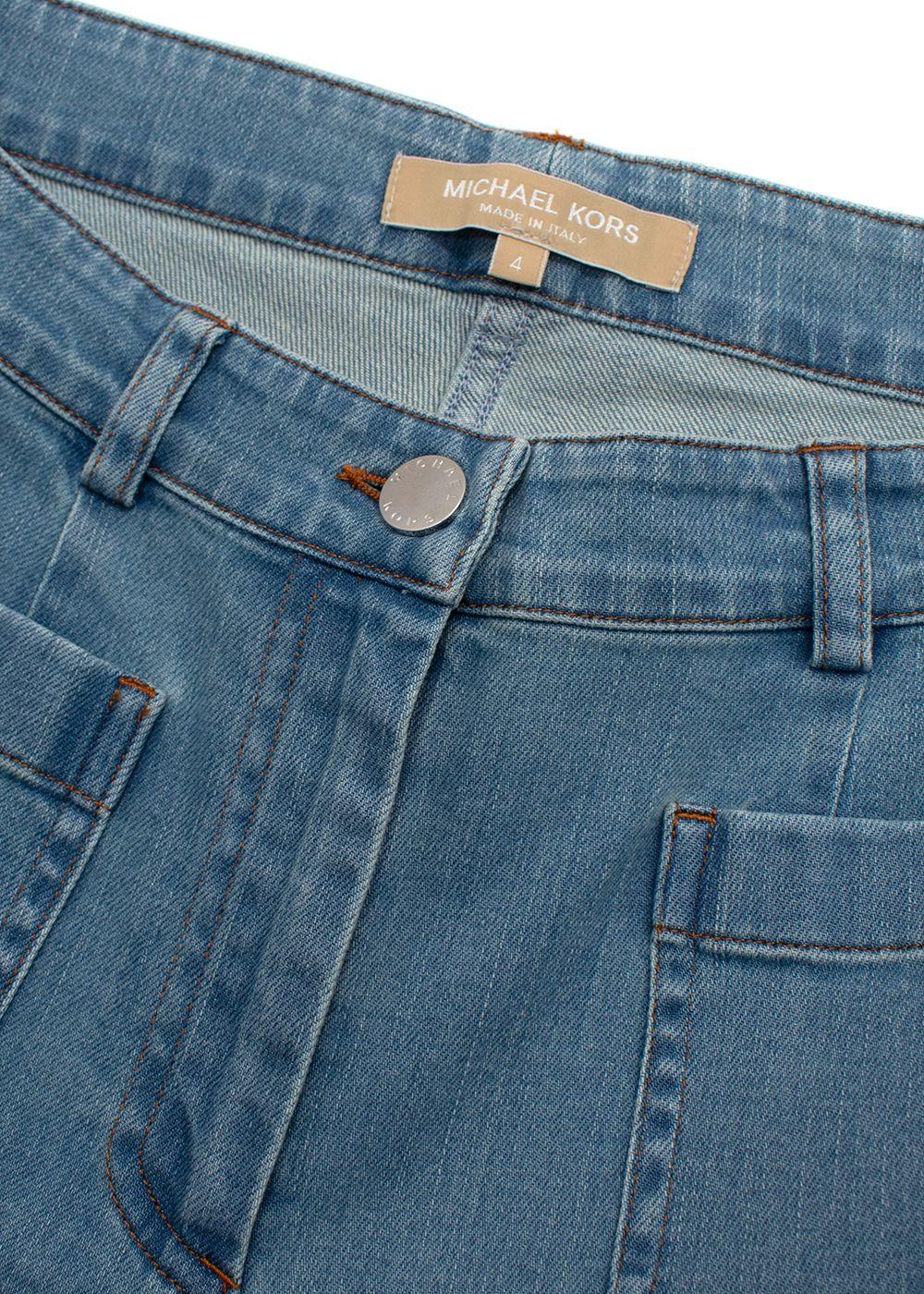 Michael Kors Blue Flared Jeans