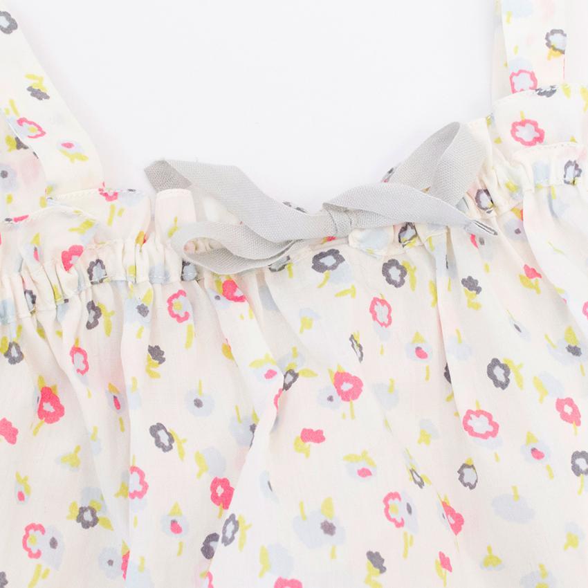 Marie Chantal floral sleeveless top
