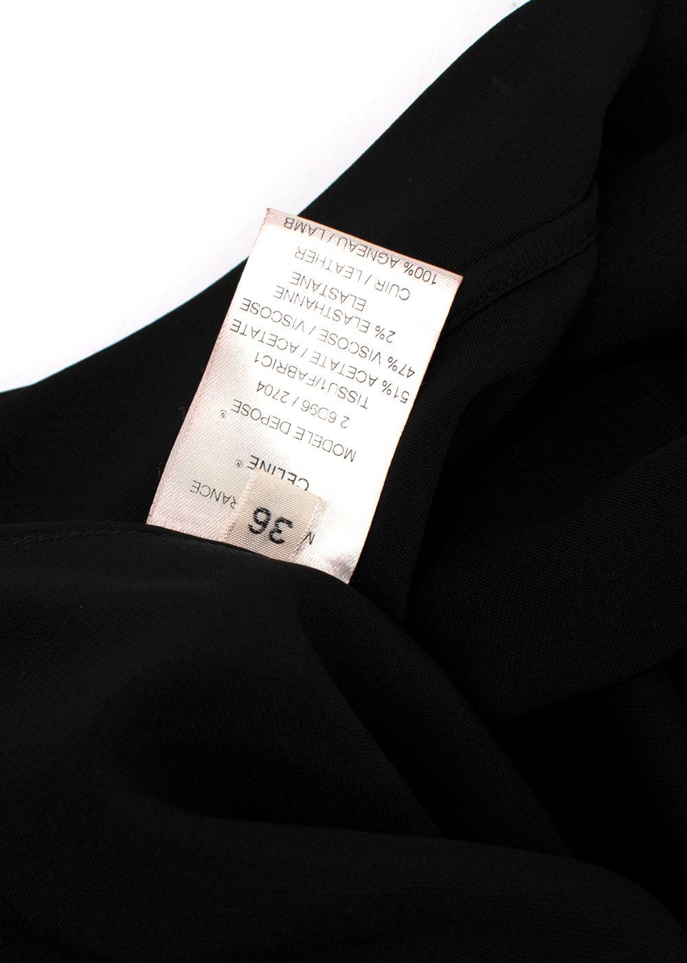 Celine Black Halterneck Open-back Dress