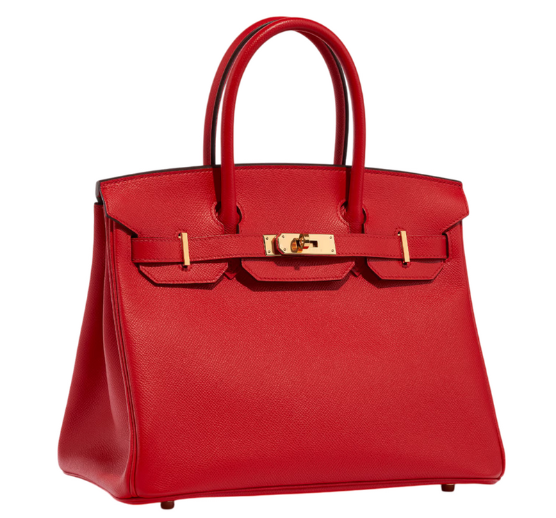 Hermès Birkin 30 Epsom Rouge De Coeur Gold-Tone Hardware