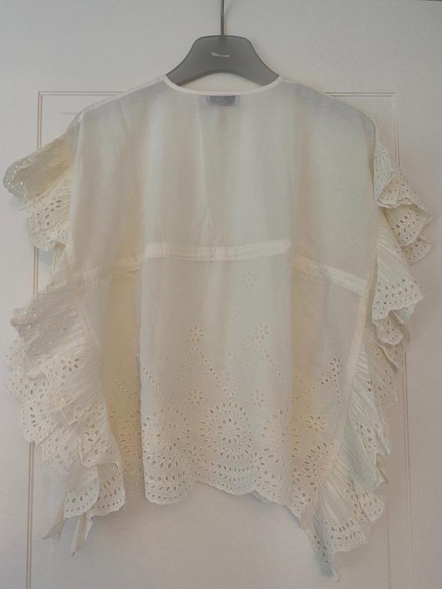 Stella McCartney Kids Ivory Scalloped Kaftan 4Y