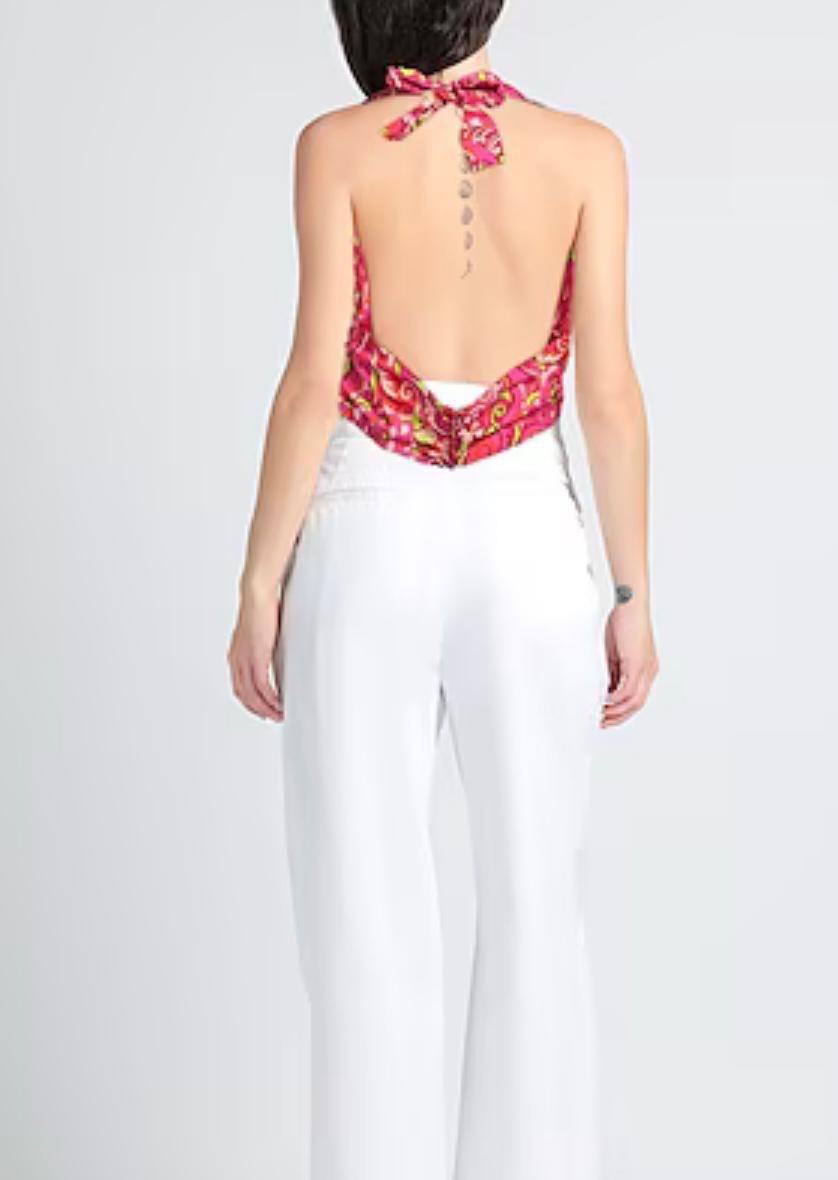 Dolce & Gabbana Printed Silk Top