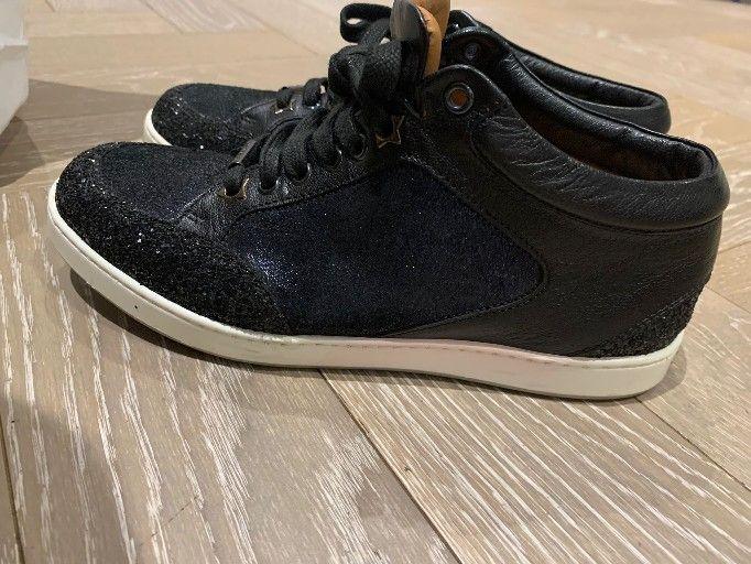 Glitter/Leather Miami Sneakers