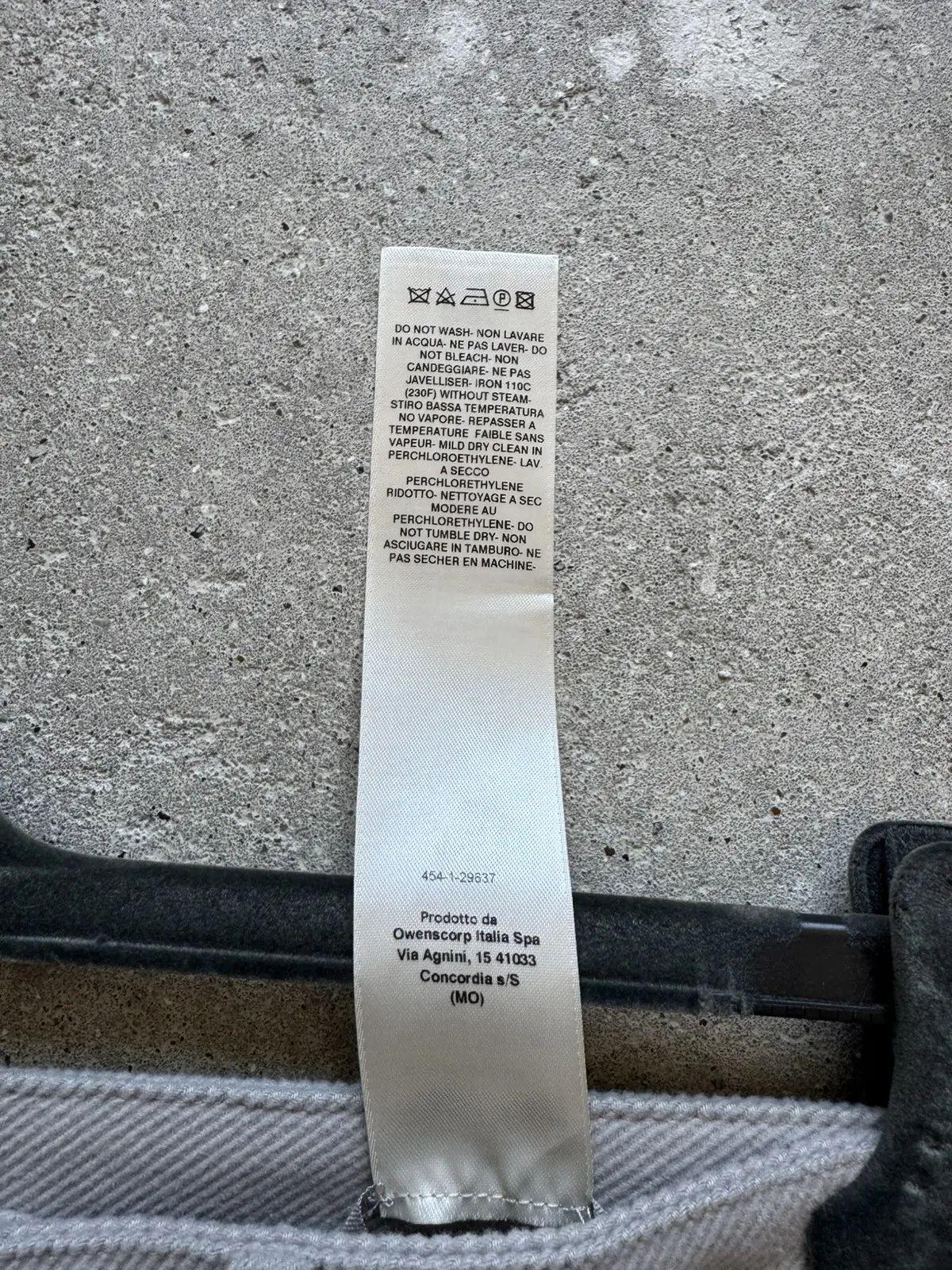 Rick Owens Current Twill Pearl Double Cargo Pants