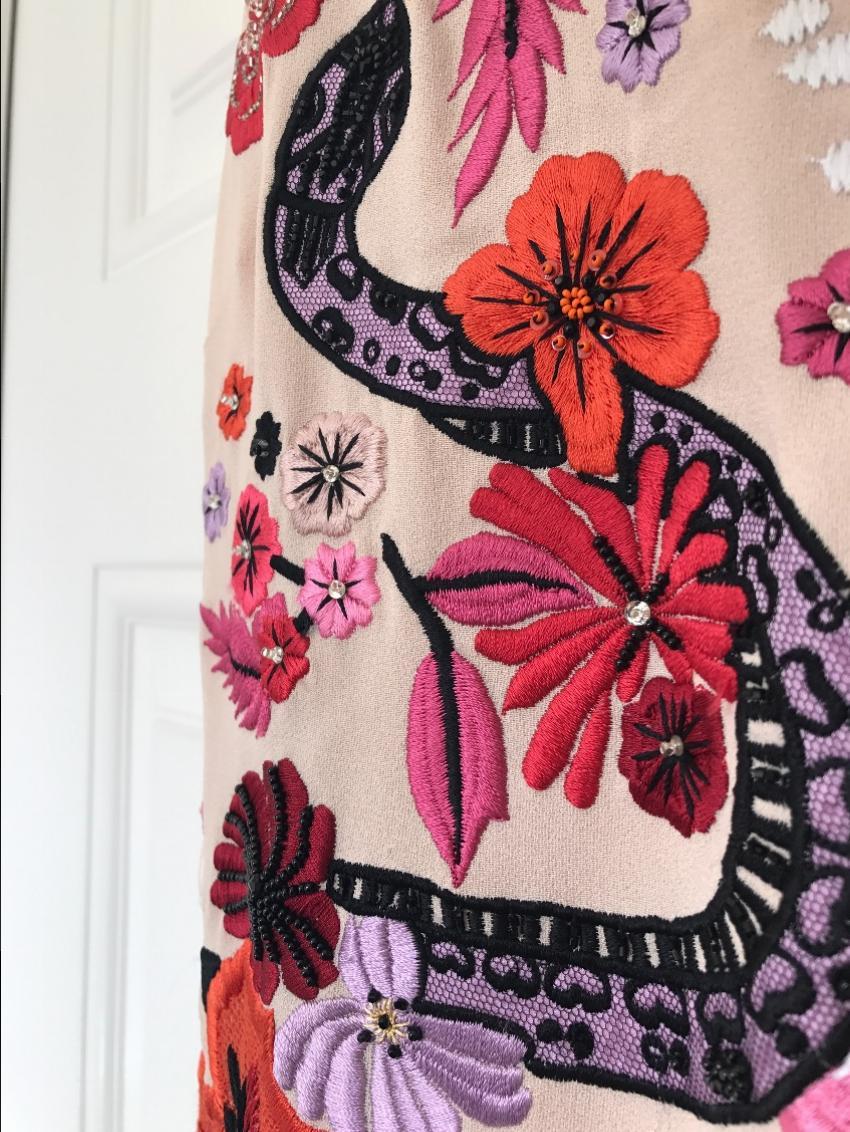 Roberto Cavalli Embroidered Dress