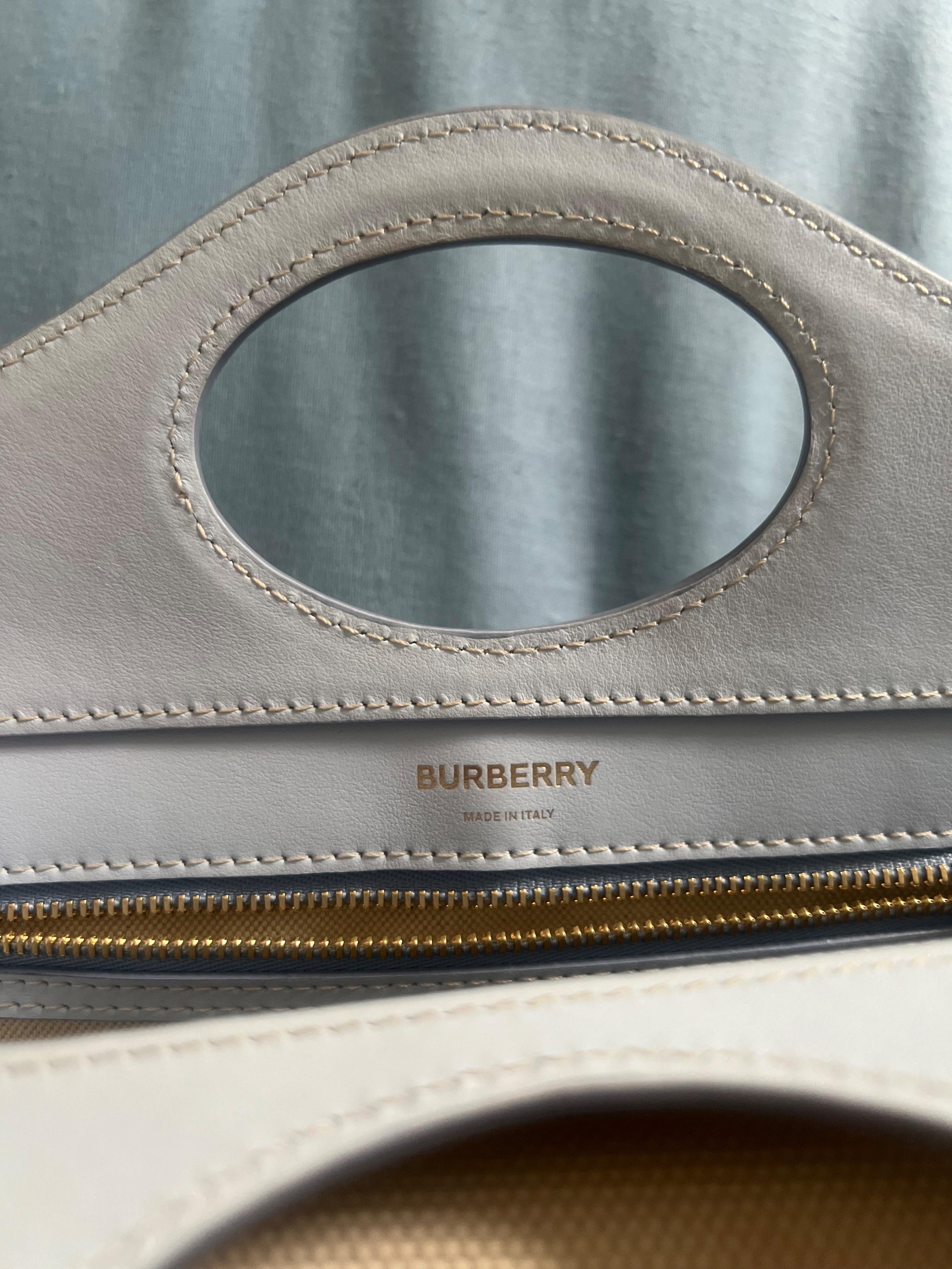 Burberry Blue Pocket Bag