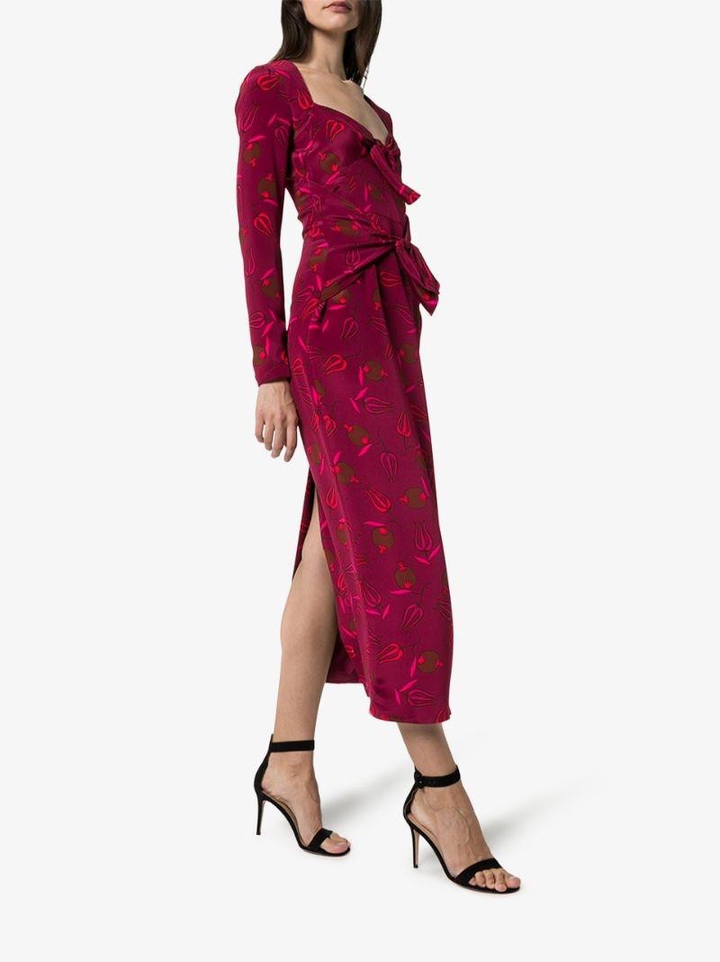 Red Long Sleeve Zaza Dress