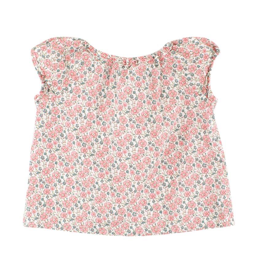 Bonpoint Girls Floral-print Cotton Dress