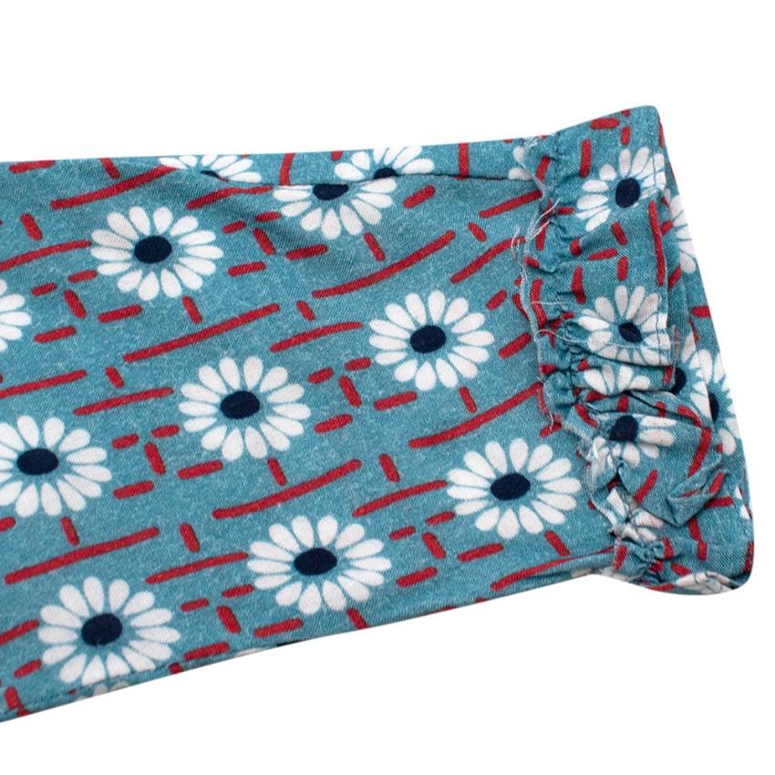Caramel Wressle Blue Daisy Print Dress