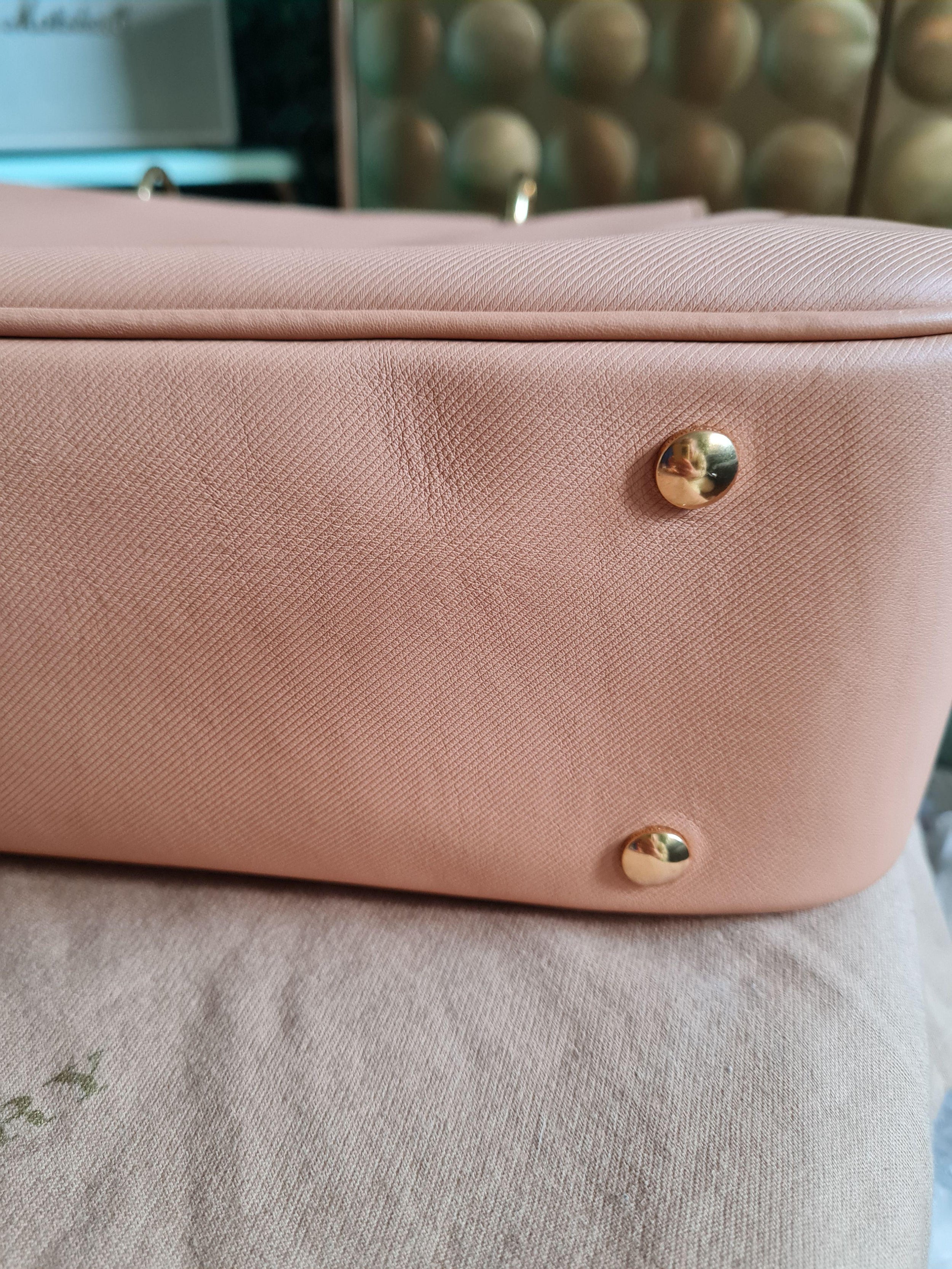 Burberry Caramel Large DK88 Top Handle Bag