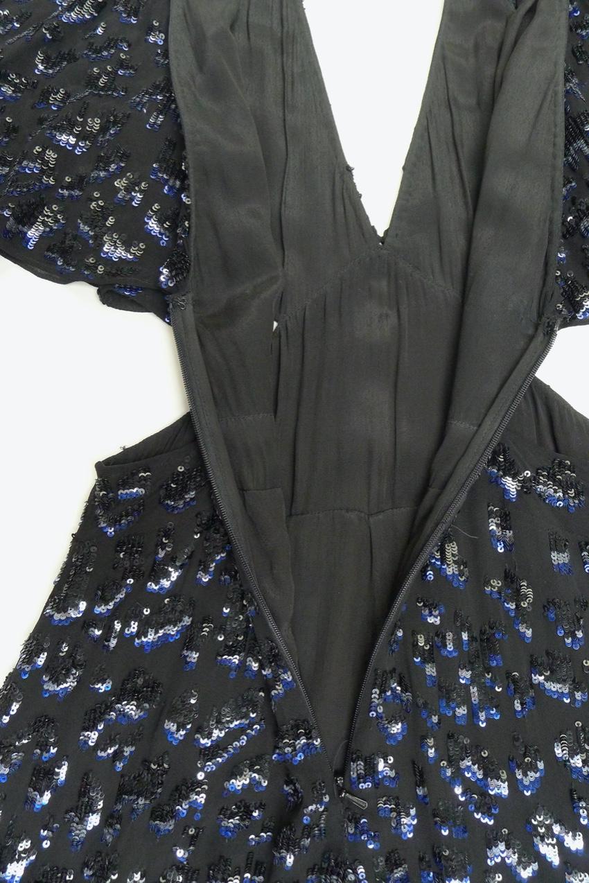 Temperley Celestial Black Embellished Jumpsuit