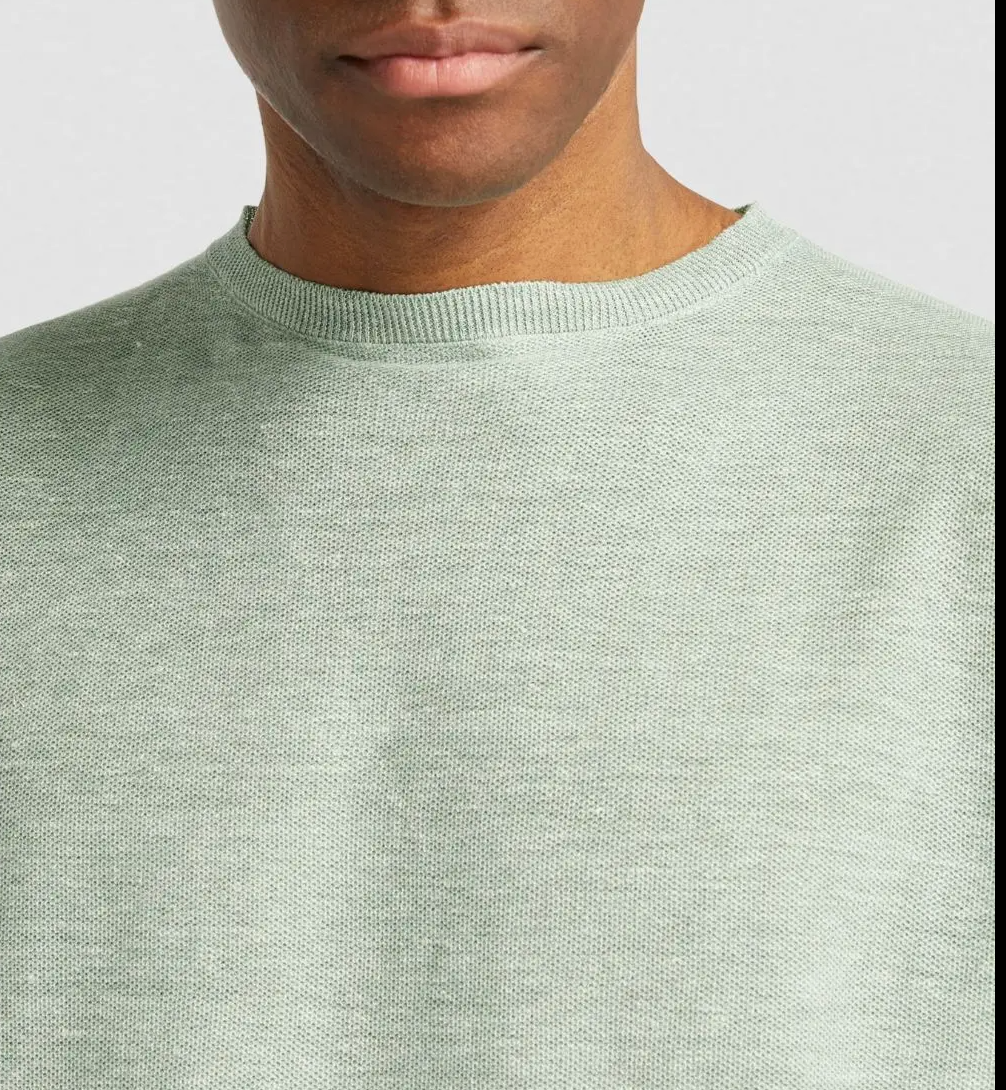 Sease  Linen-Cotton T-shirt