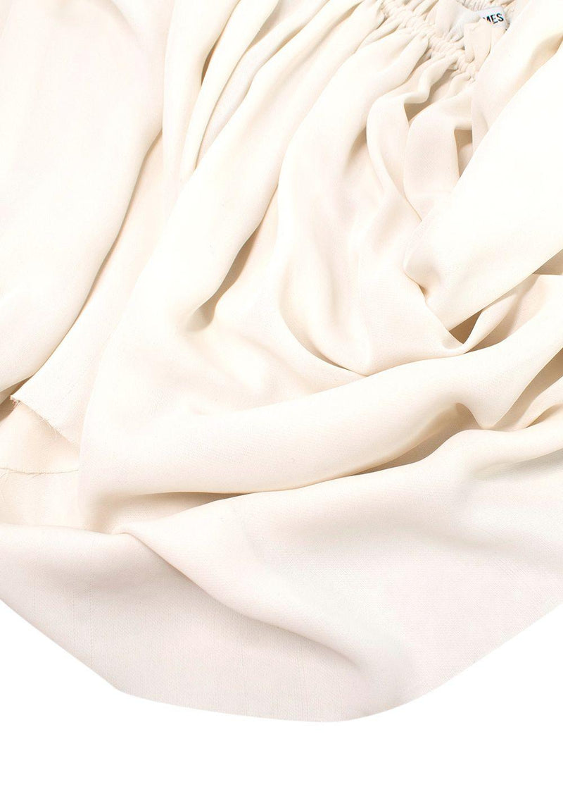 Elizabeth and James Cream Off-Shoulder Long Sleeve Blouse