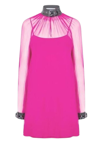 Moschino Pink Bondage Dress