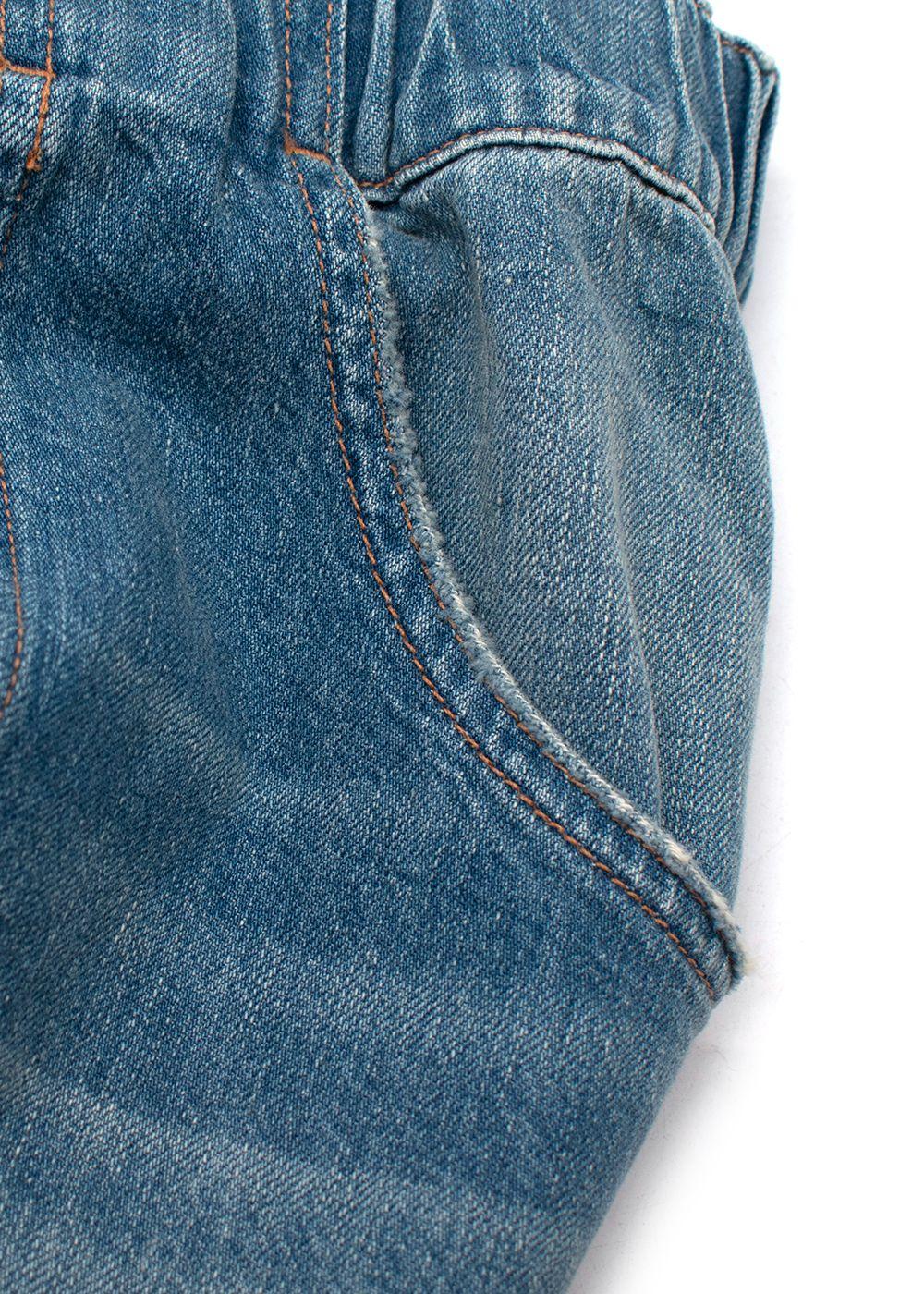 Veronica Beard Blue Waterfall Elastic Waist Arya Denim Jeans