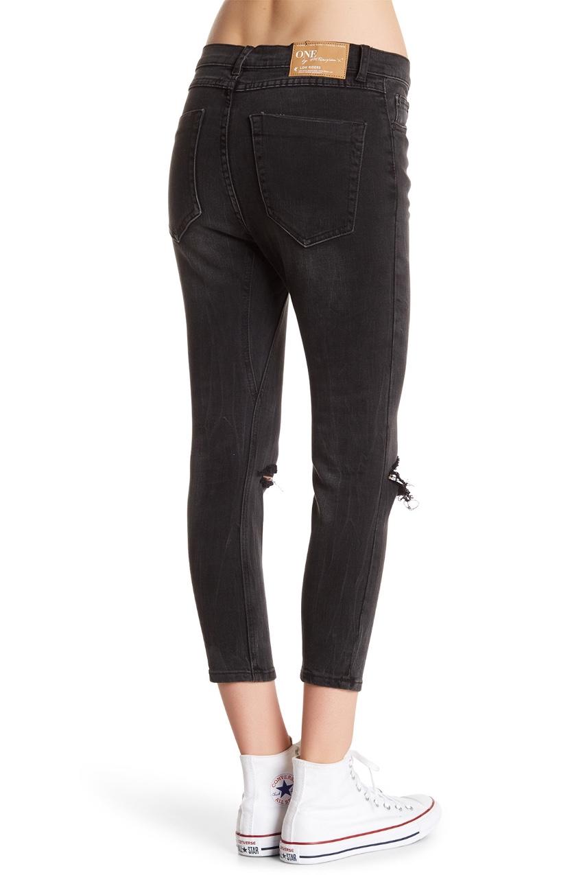 One Teaspoon Distressed Skinny Jeans