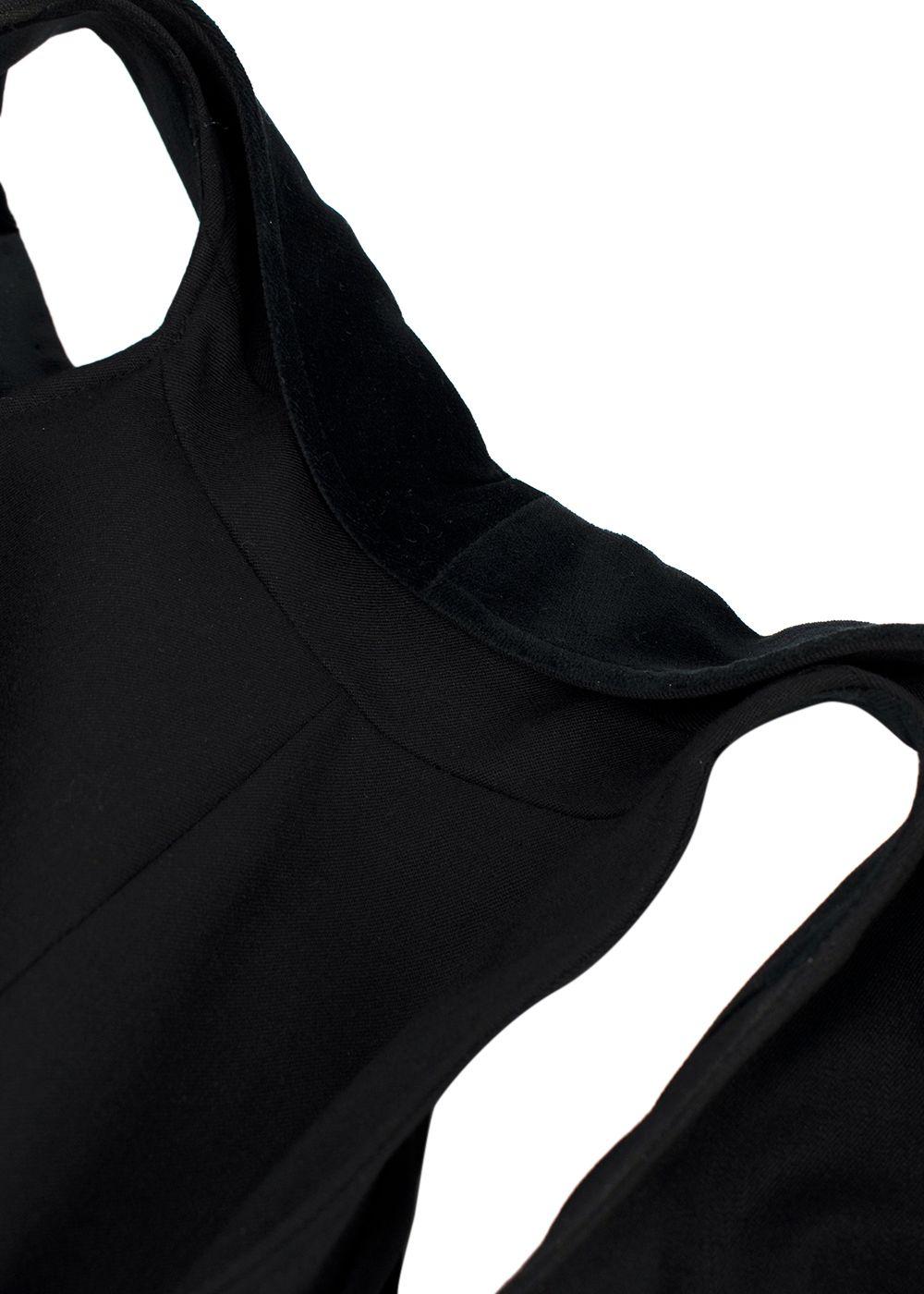Elie Saab Black Jumpsuit with Velvet Lapels