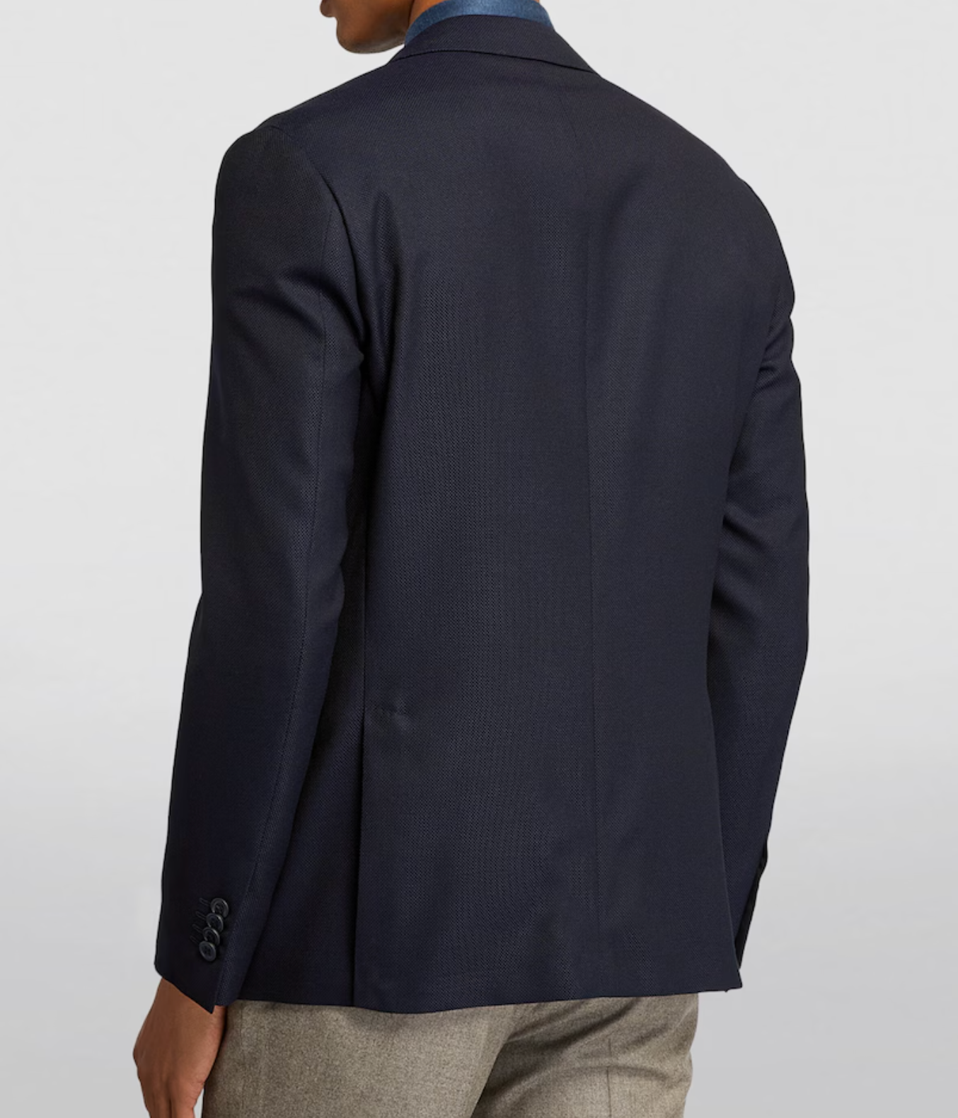 Corneliani Hopsack Wool Blazer