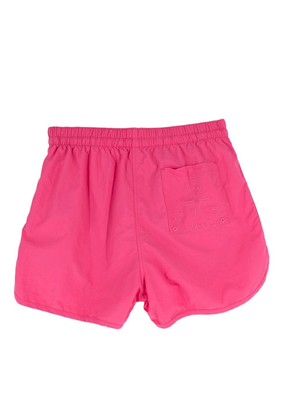JW Anderson Pink Logo Printed Swim Shorts