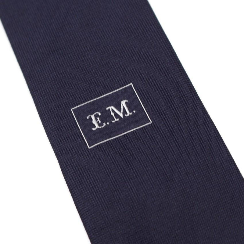 Eddy Monetti Navy Silk Tie
