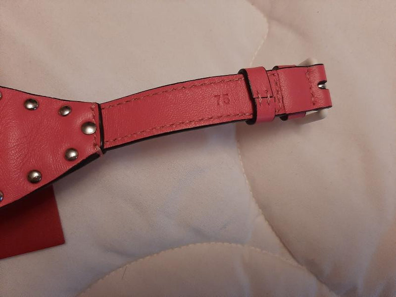 Valentino Pink Free Rockstud Belt Bag - Size Small