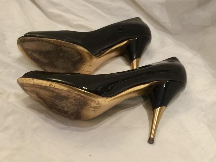Miu Miu Peep-Toe Patent Pumps