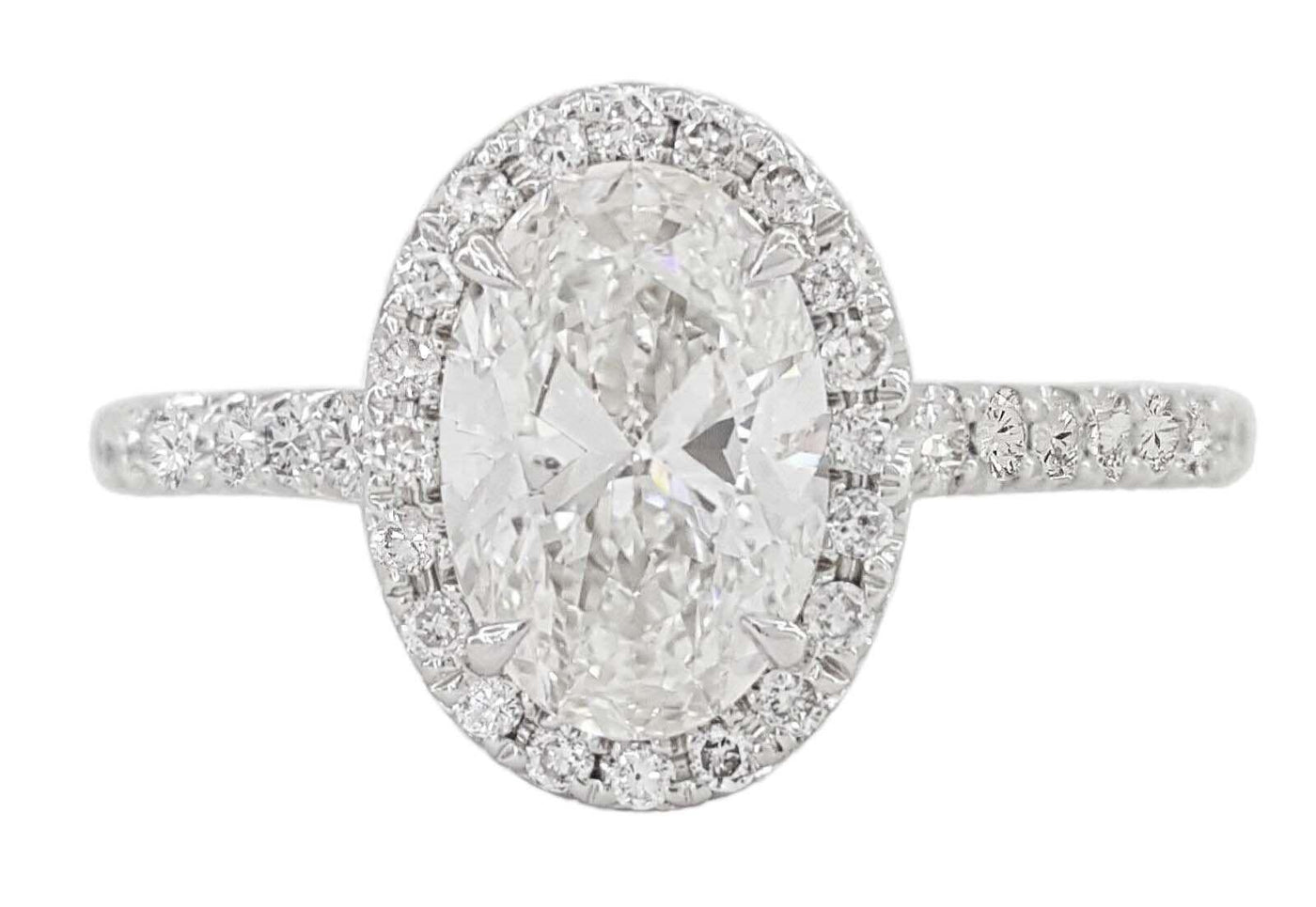 Verde 3ct IGI Certified Lab-grown Oval  Cut Diamond Ring