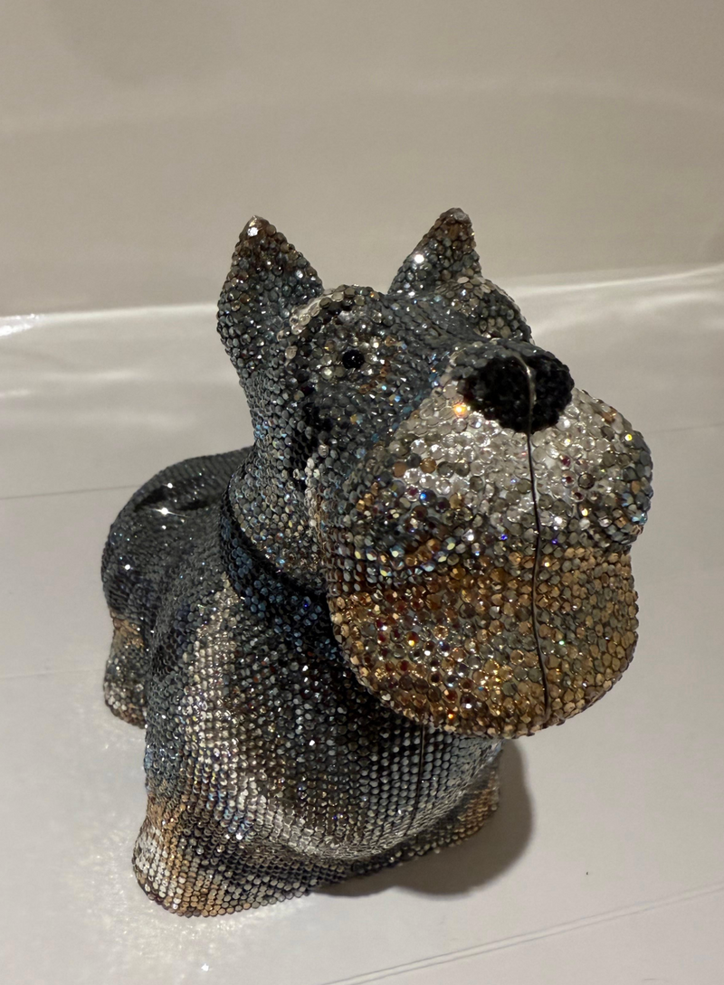 Judith Lieber Crystal Terrier Clutch