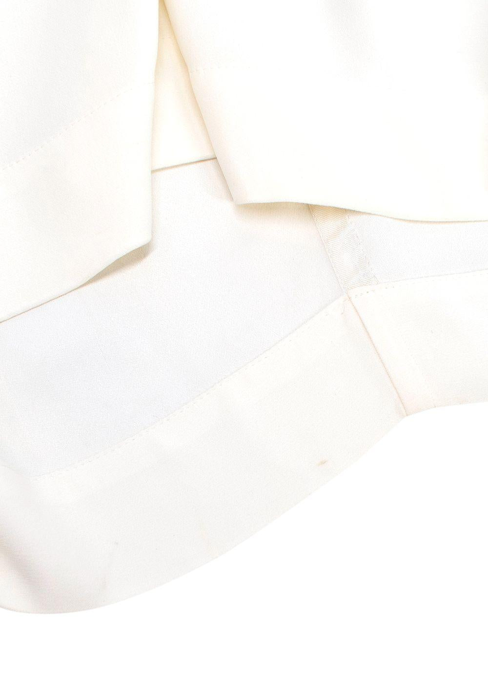 Rick Owens Cream Naska Draped Dress