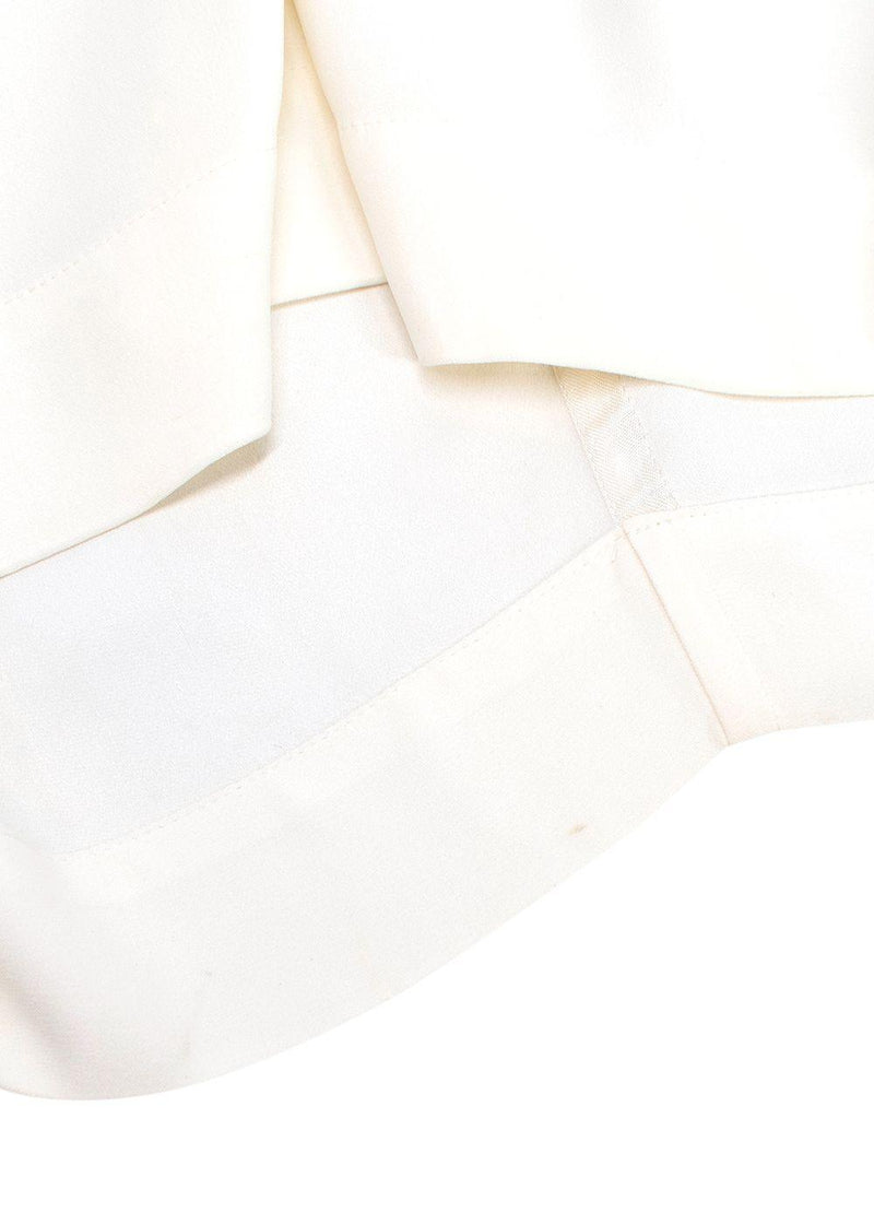 Rick Owens Cream Naska Draped Dress