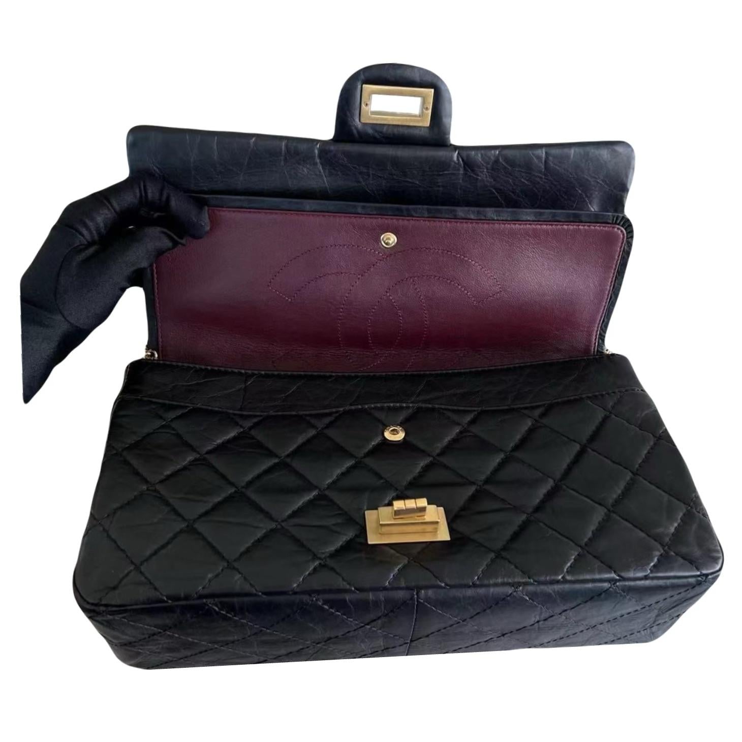 Chanel Black 2.55 Reissue Shoulder Bag