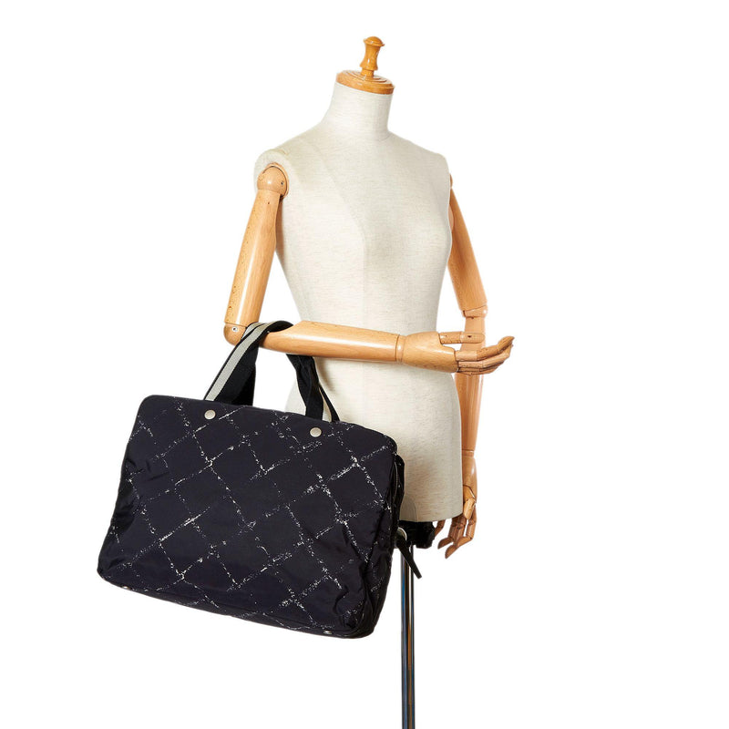 Chanel Old Travel Line Nylon Handbag