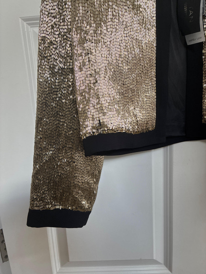 Gold Sequin Short Jacket