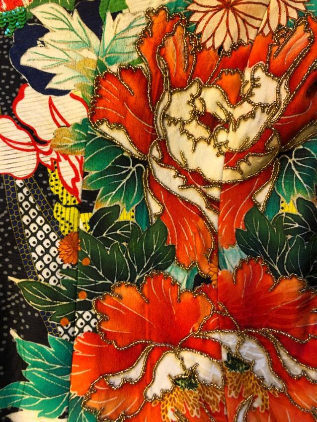 Camilla Embroidered Silk Jacquard Embellished Coat