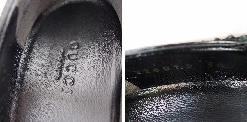 Gucci Barclay Purple Leather Platform Pumps