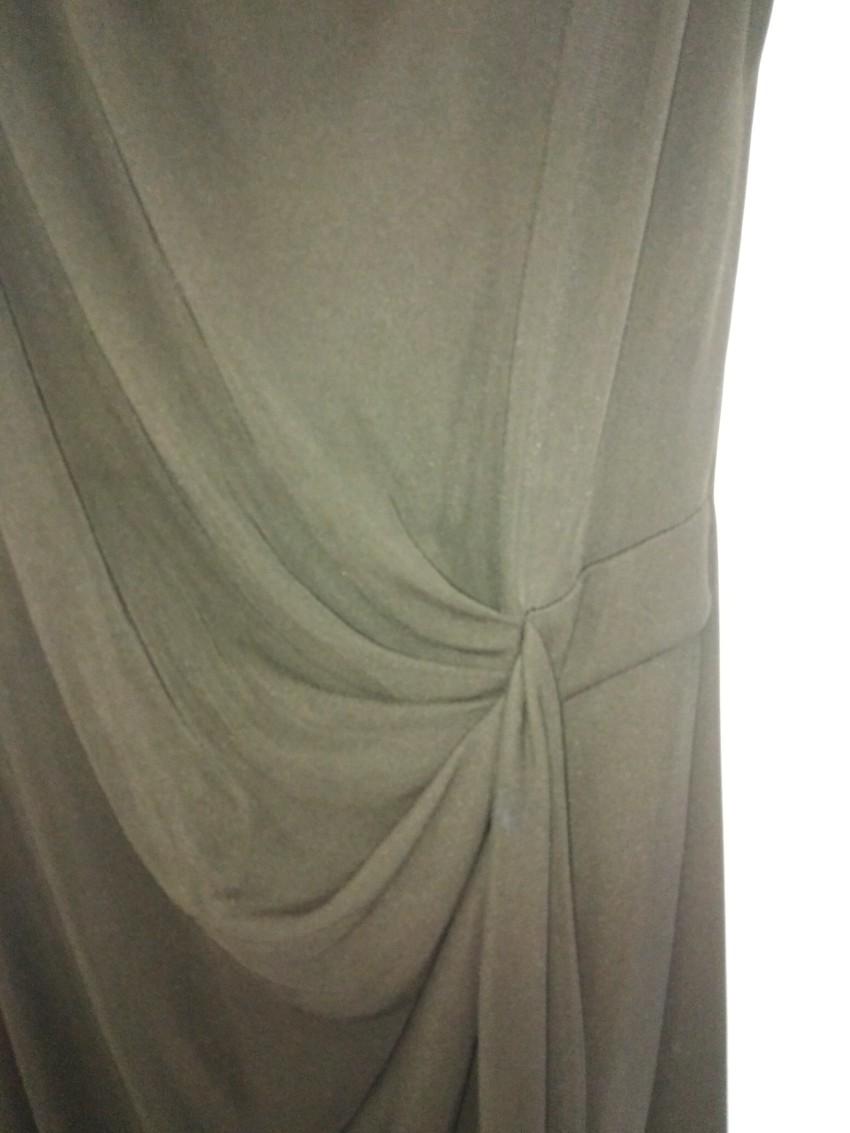 Diane Von Furstenberg Black Classic Draped Dress