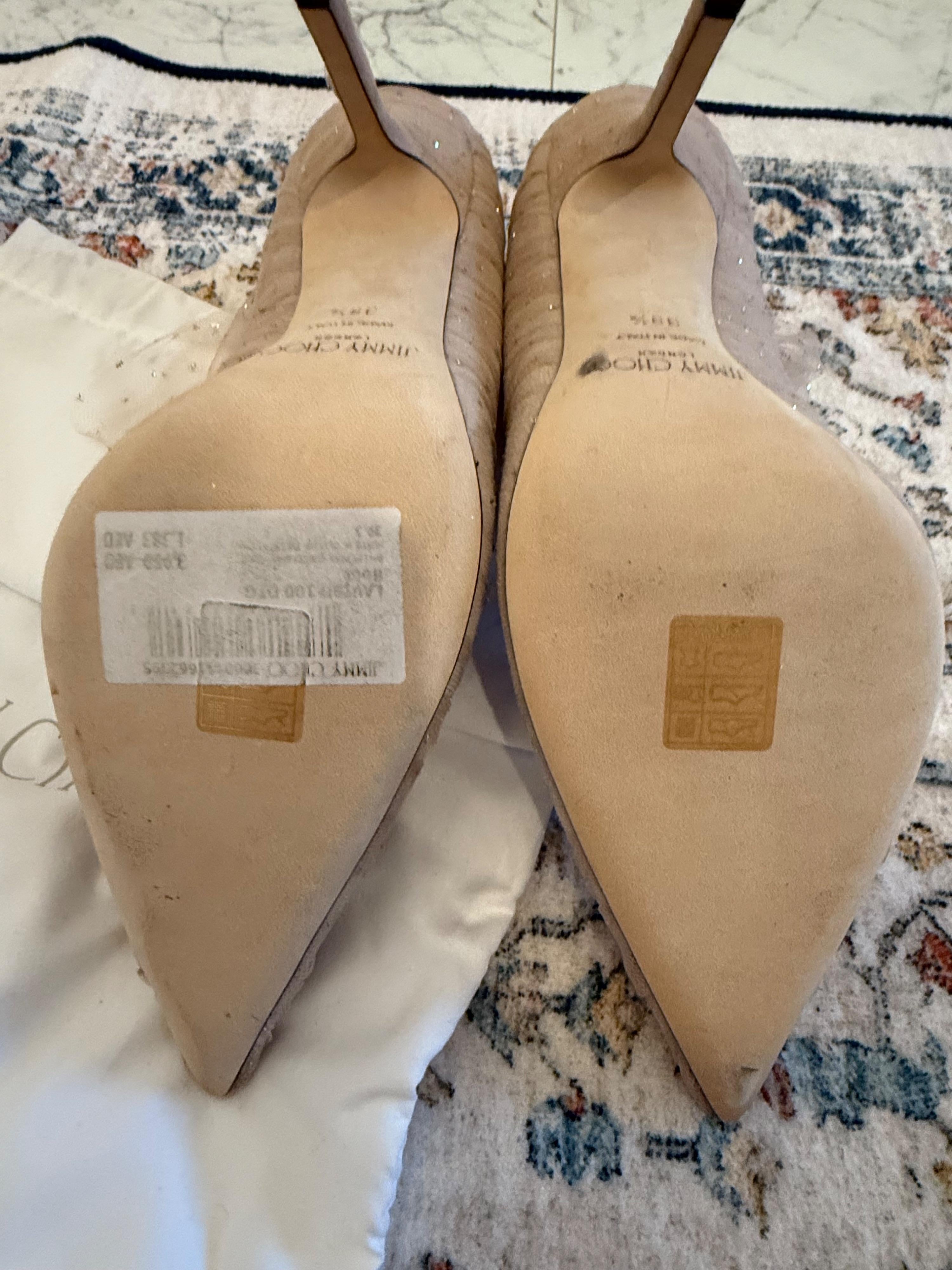 Jimmy Choo Ballet Pink Lavish Tulle Pumps