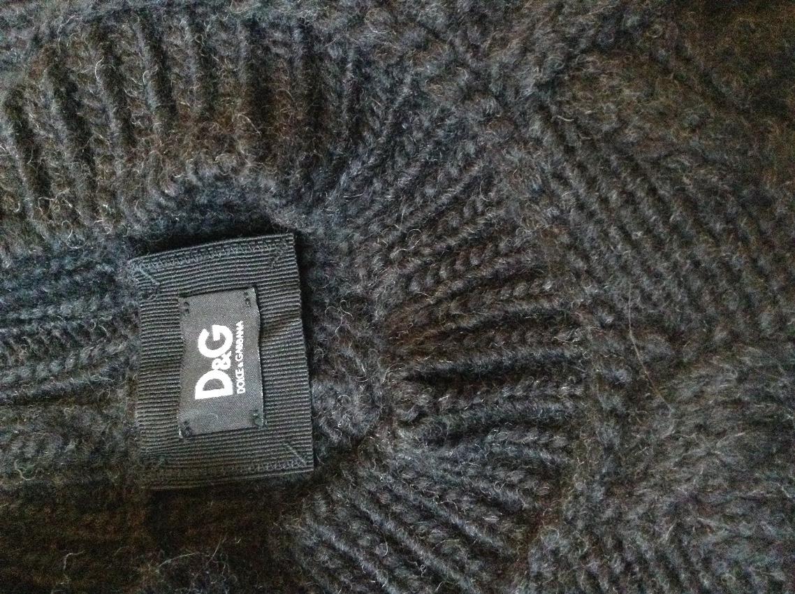 D&G Cropped Wool Jumper