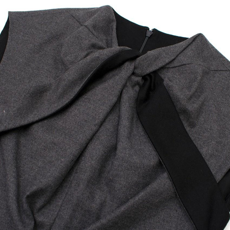 Gucci Grey Wool Tailored Dress