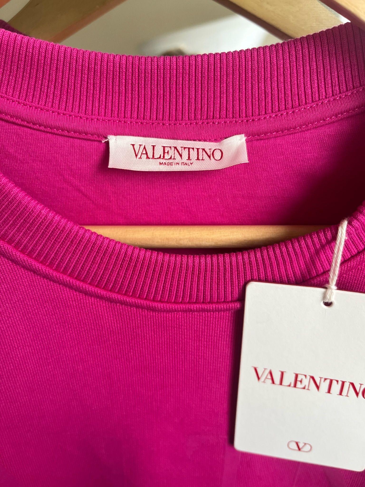 Valentino Pink Crewneck Sweatshirt