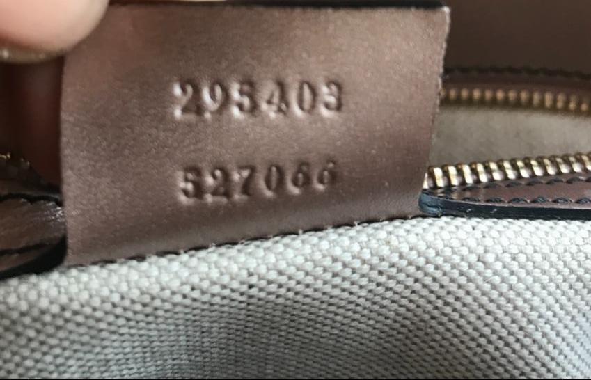 Gucci Guccissimo Emily Patent Leather Shoulder bag