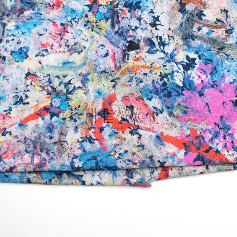 Erdem Floral Print Cut Out Midi Dress