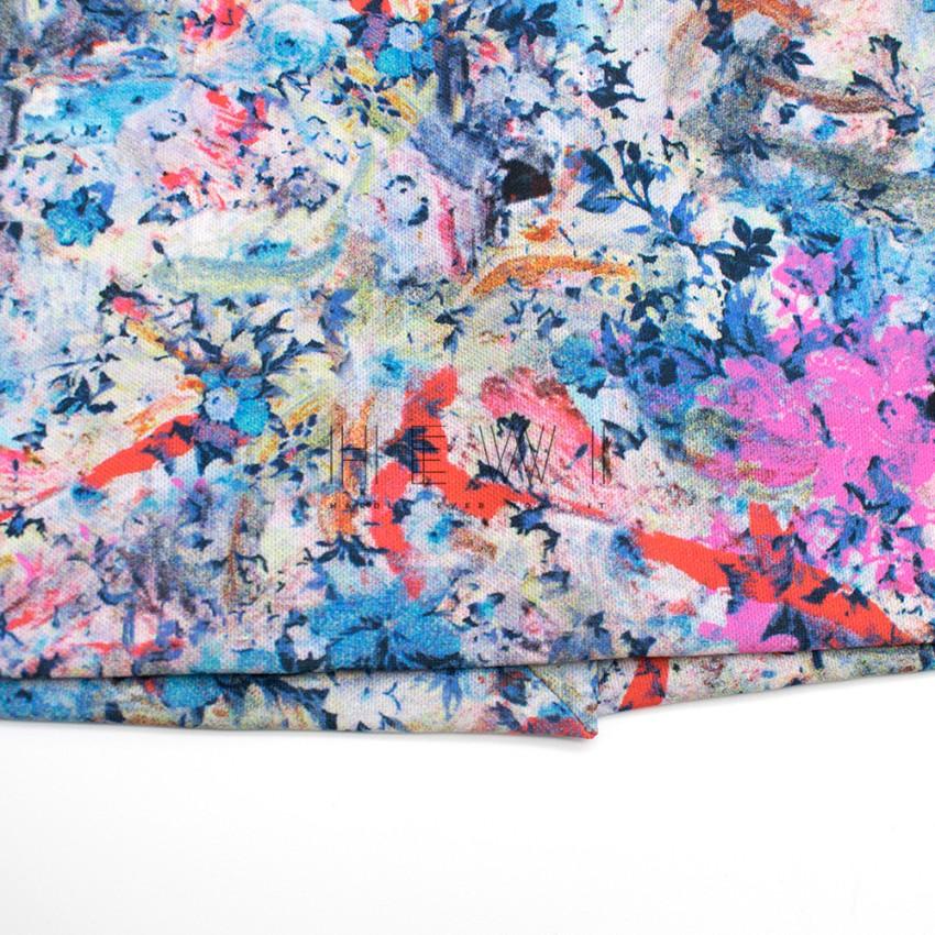 Erdem Floral Print Cut Out Midi Dress