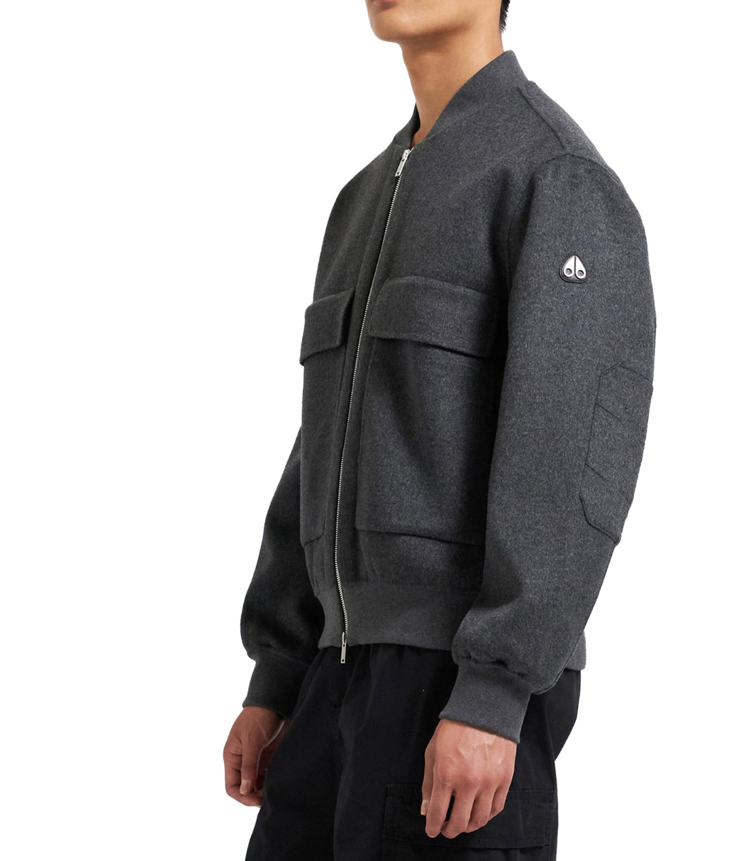 Moose Knuckles Alder Wool Bomber Jacket