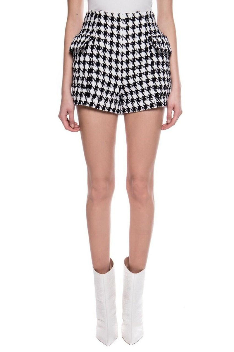 Balmain Houndstooth Jacquard Shorts