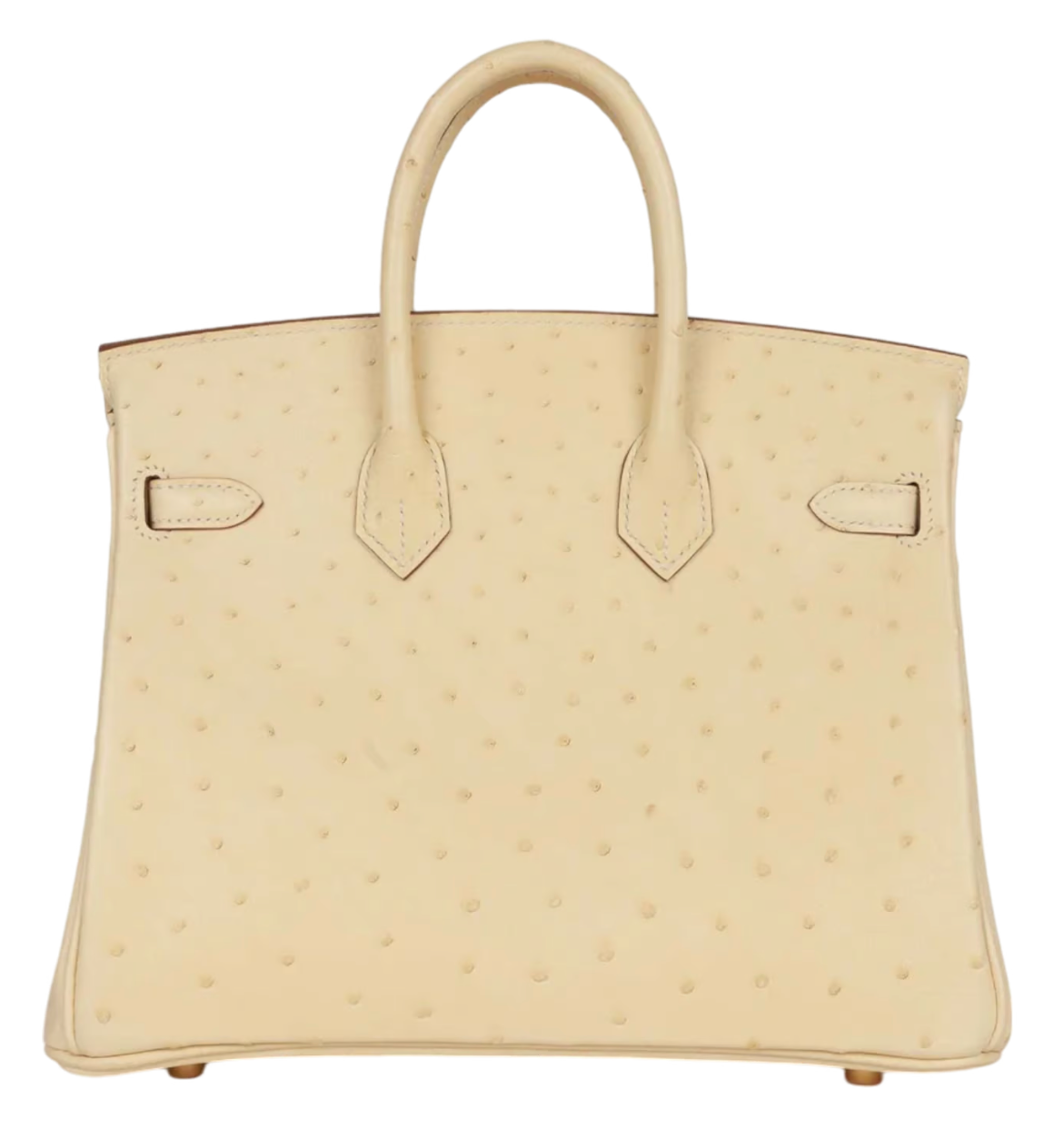Hermès Birkin 25 Autruche Vanille Gold Hardware