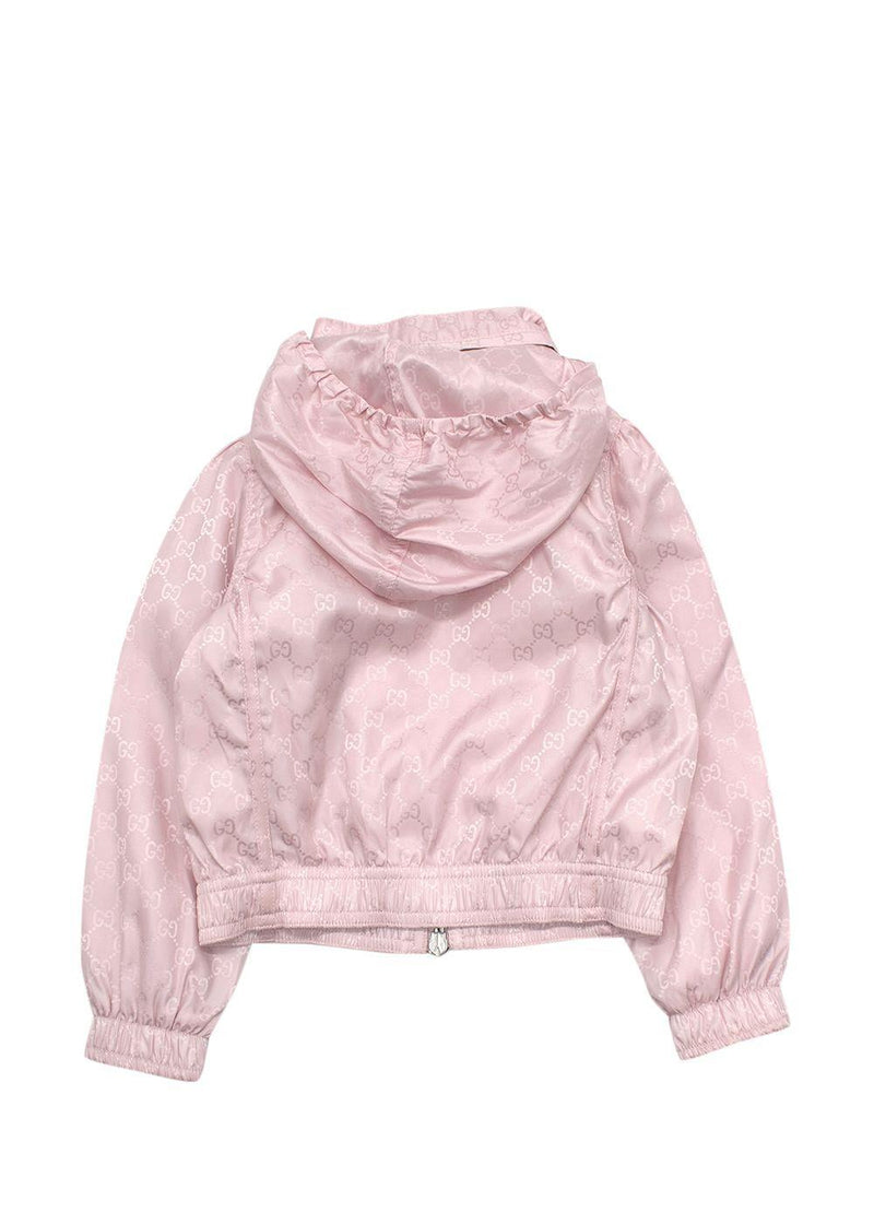 Gucci Kids Pink Monogram Windbreaker