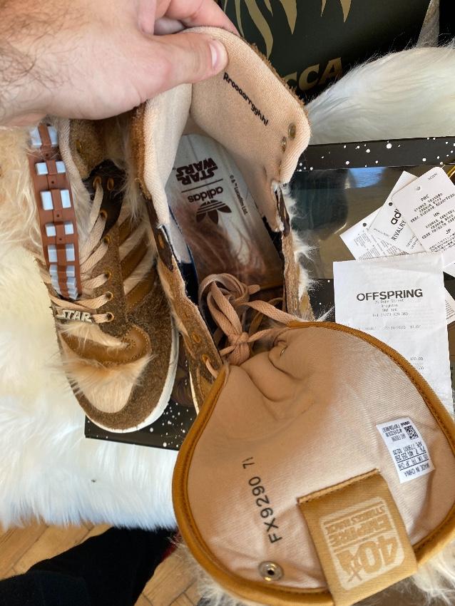 Star Wars x Adidas Rivalry Hi Chewbacca Sneakers