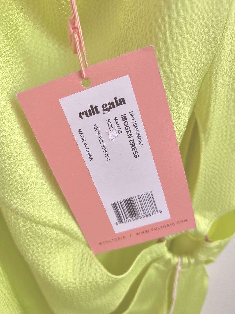 Imogen Lime Midi Dress