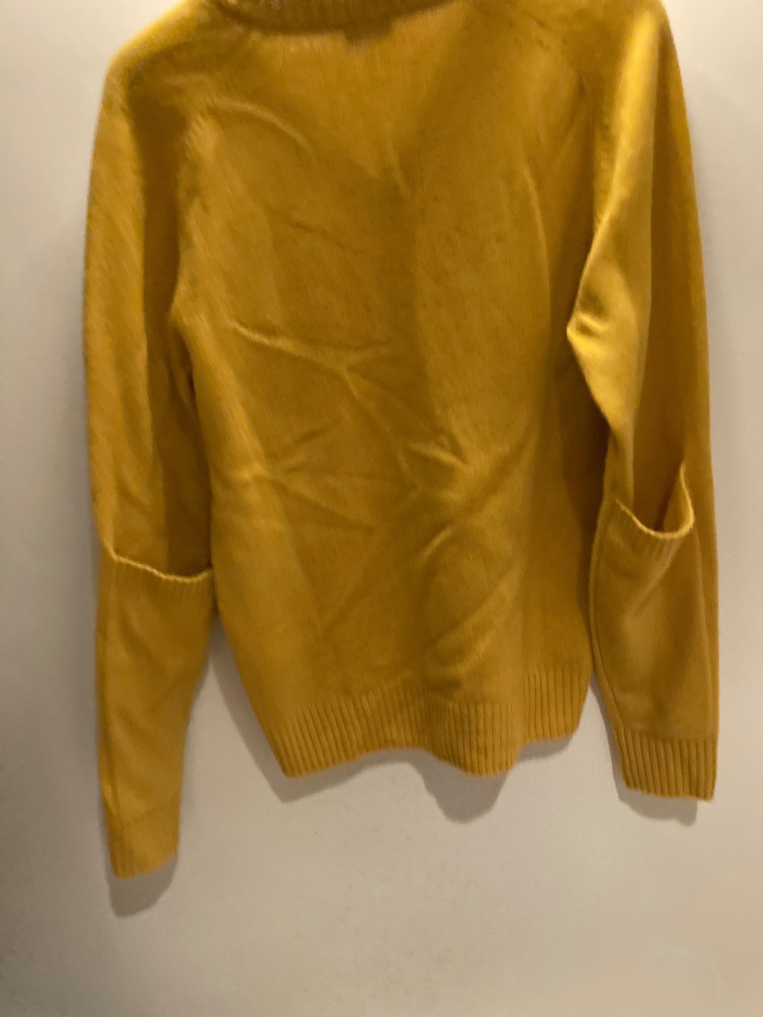 Golden-Mustard Wool Knit Jumper
